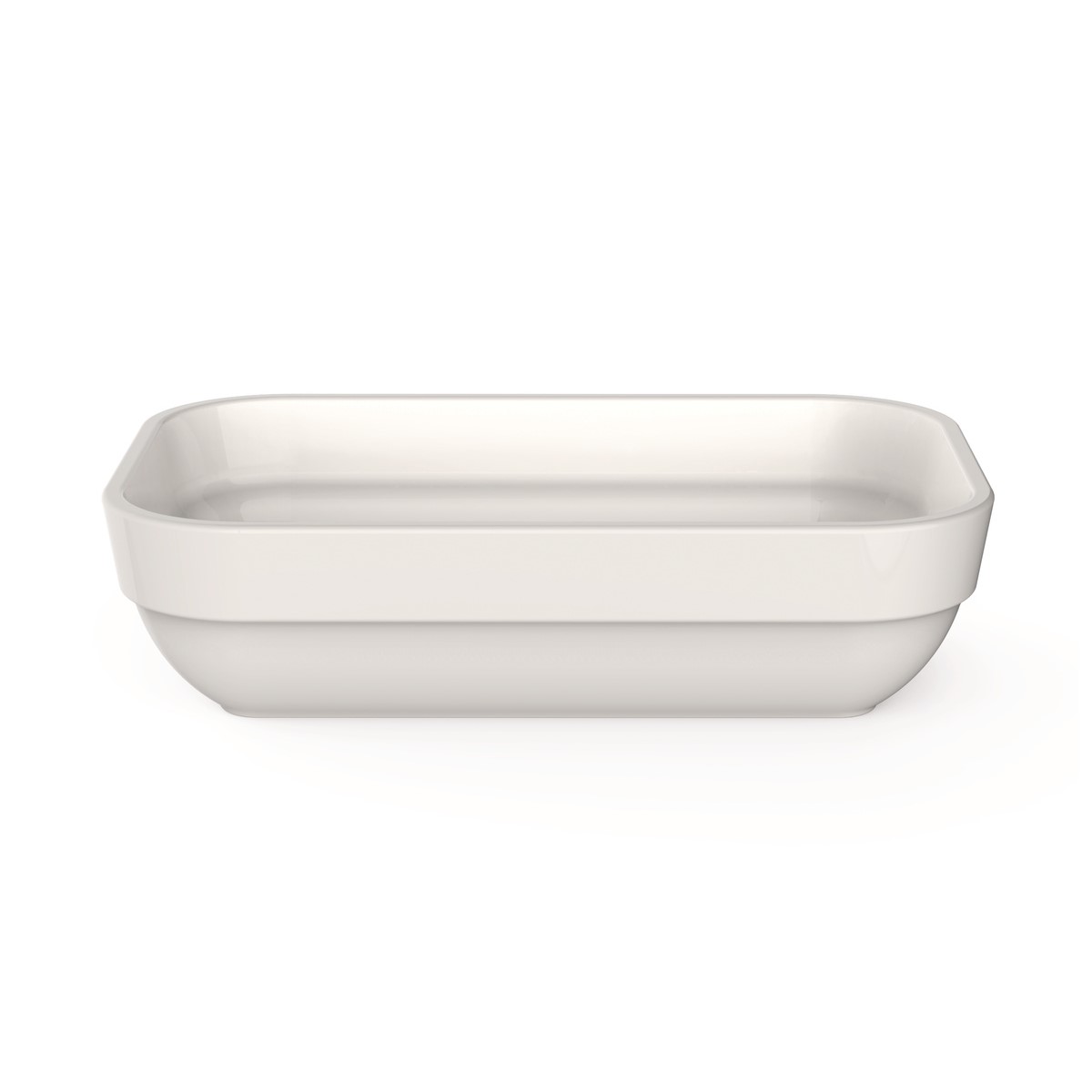 TRAVESSA RETANGULAR VIDRO TEMPERADO OPAL 460ML 3CM CAREWARE   