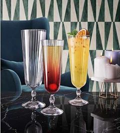 TAÇA SLING COCKTAIL CRYSTAL GLASS 400ML 22,5CM AMERICA   