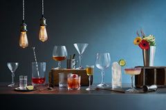 TAÇA SLING COCKTAIL CRYSTAL GLASS 275ML 21CM AMERICA   