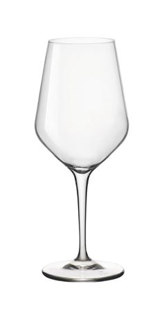 TAÇA VINHO BRANCO VIDRO TEMPERADO 445ML 21CM MILANO   
