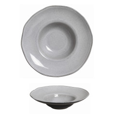 PRATO FUNDO MASSA STONEWARE 28CM 6,5CM DUST ORGÂNICO