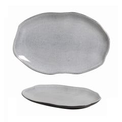 TRAVESSA OVAL STONEWARE 30X20CM DUST BIO PORTO BRASIL