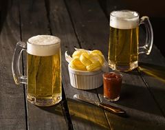 CANECA CHOP ZERO GRAU VIDRO 300ML 14CM PAVILION   