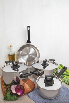 FRIGIDEIRA INDUÇÃO INOX/BAQUELITE 20CM ECONÔMICA BRAVA     