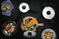 FRIGIDEIRA INDUÇÃO INOX/BAQUELITE Ø24CM ECONÔMICA BRAVA