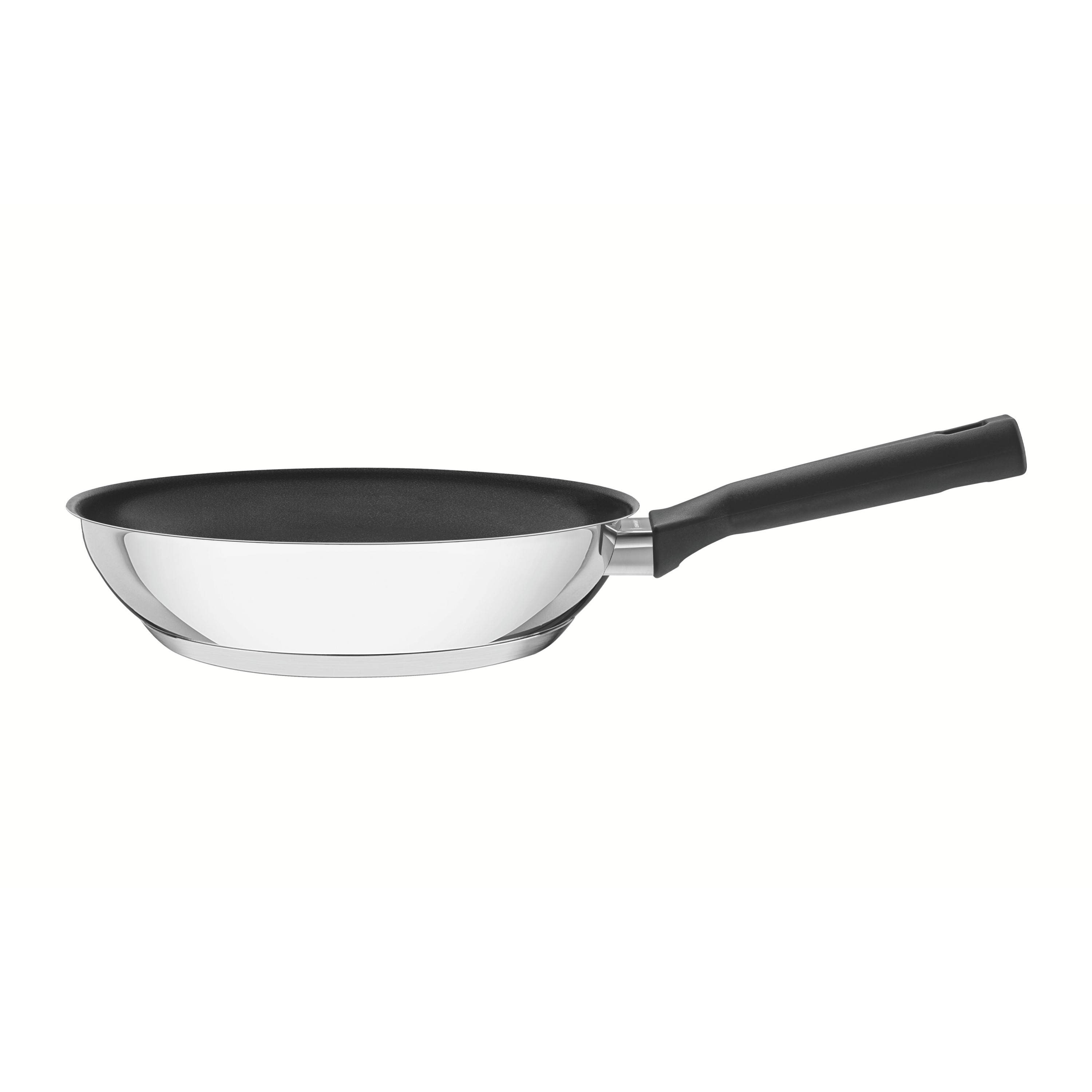 FRIGIDEIRA INDUÇÃO INOX/BAQUELITE ANTIADERENTE 28CM ECONÔMICA BRAVA    