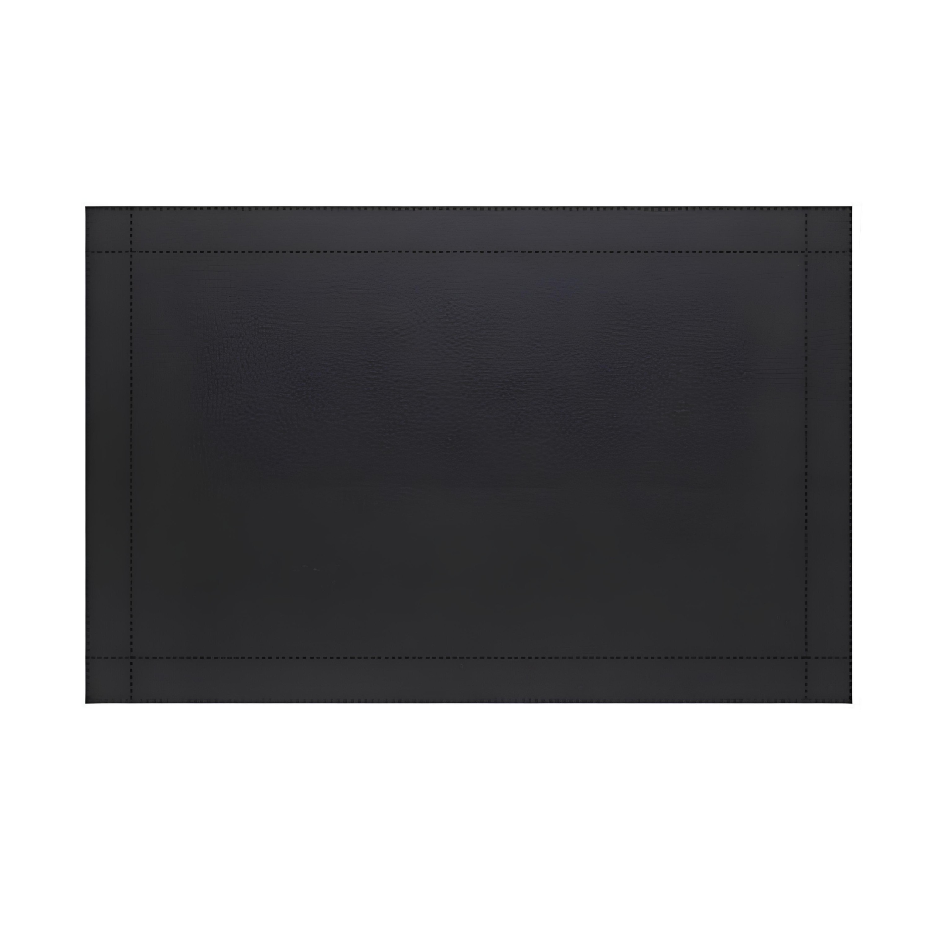 LUGAR AMERICANO PVC 48X33CM MODERN PRETO RAVENA