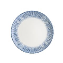 PRATO SOBREMESA PORCELANA 19CM IRIS AZUL GARANTIA BONNA