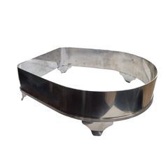 BASE INOX RECHAUD INDUÇÃO 47X42CM  STD101I    