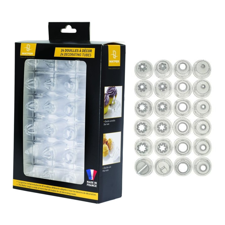 KIT 24 BICOS CONFEITARIA POLICARBONATO MATFER     