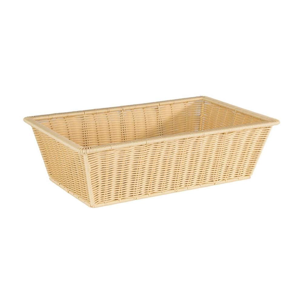 CESTA EMPILHÁVEL POLIPROPILENO/INOX GN 1/1 53X32,5CM CREME SUPERSTRONG