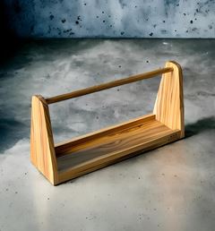 ORGANIZADOR MADEIRA ALÇA 38,5X11,5CM       