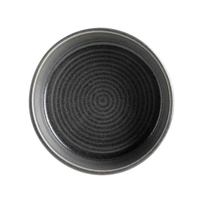 MANTEIGUEIRA EMPILHÁVEL PORCELANA 35ML 6CM HORNFELS RIPPLE BONNA   