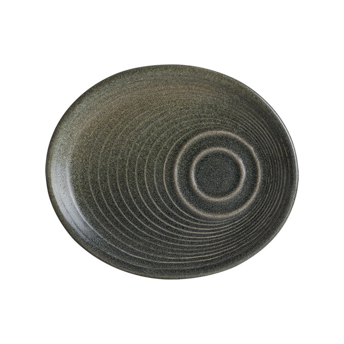 PIRES PETIT FOUR PORCELANA 20X17CM HORNFELS RIPPLE BONNA