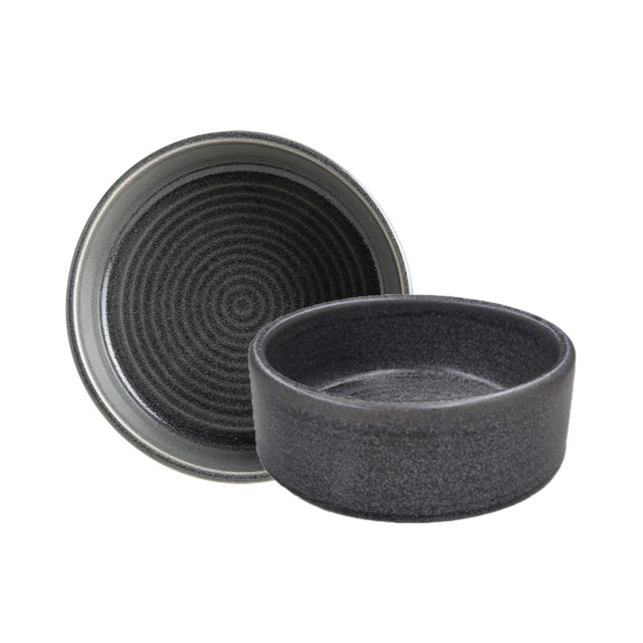 RAMEQUIM EMPILHÁVEL PORCELANA 70ML 8CM HORNFELS RIPPLE BONNA   
