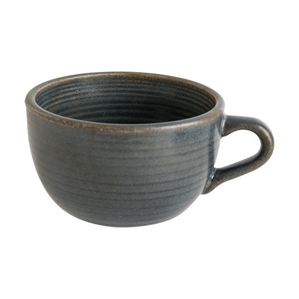 XÍCARA CHÁ PORCELANA 205ML 9CM HORNFELS RIPPLE BONNA   