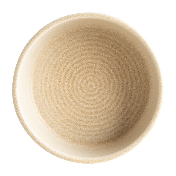 BOWL EMPILHÁVEL PORCELANA 415ML 13CM MIRAGE RIPPLE BONNA   