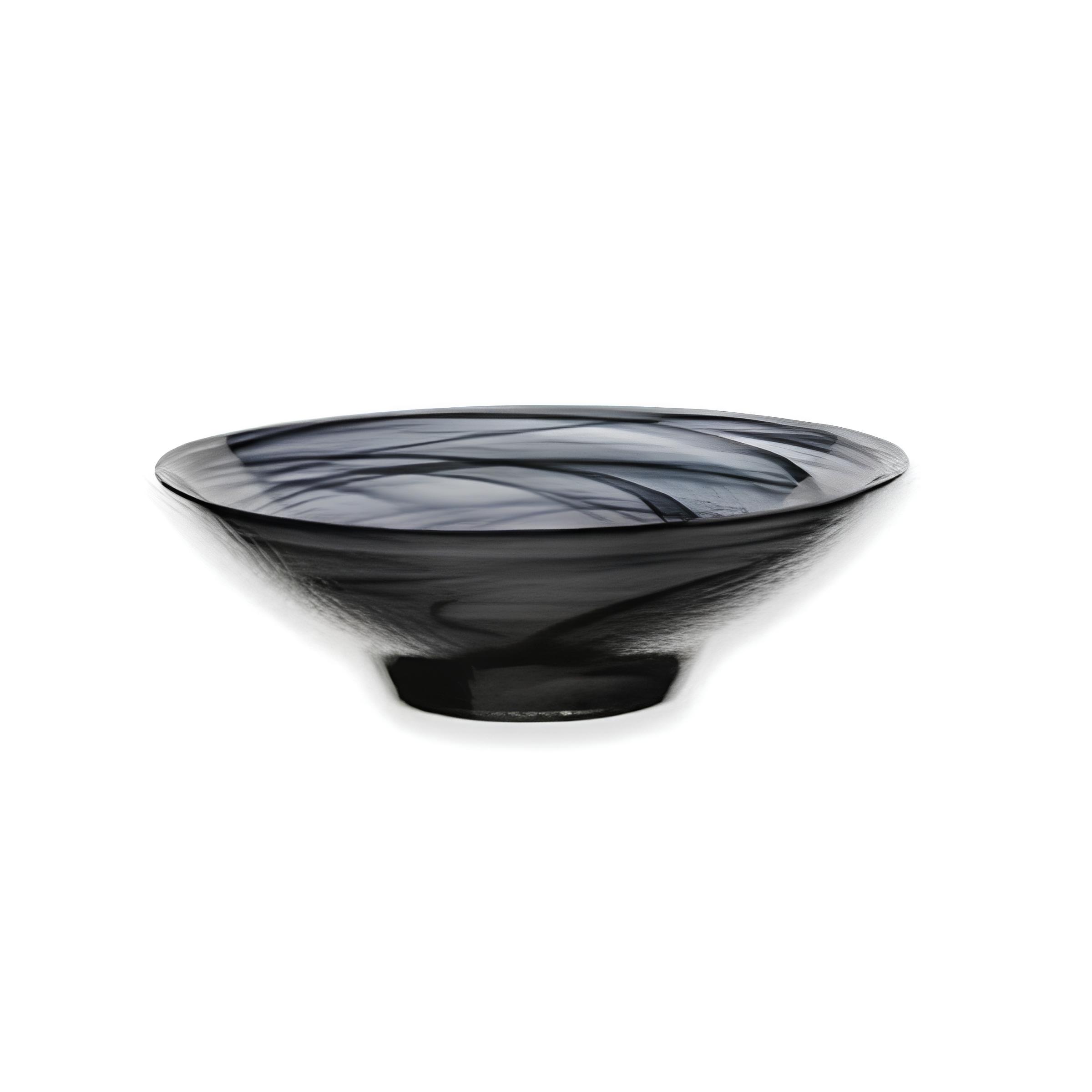 BOWL VIDRO Ø13CM H4CM 200ML ALABASTER PRETO ESTONIA