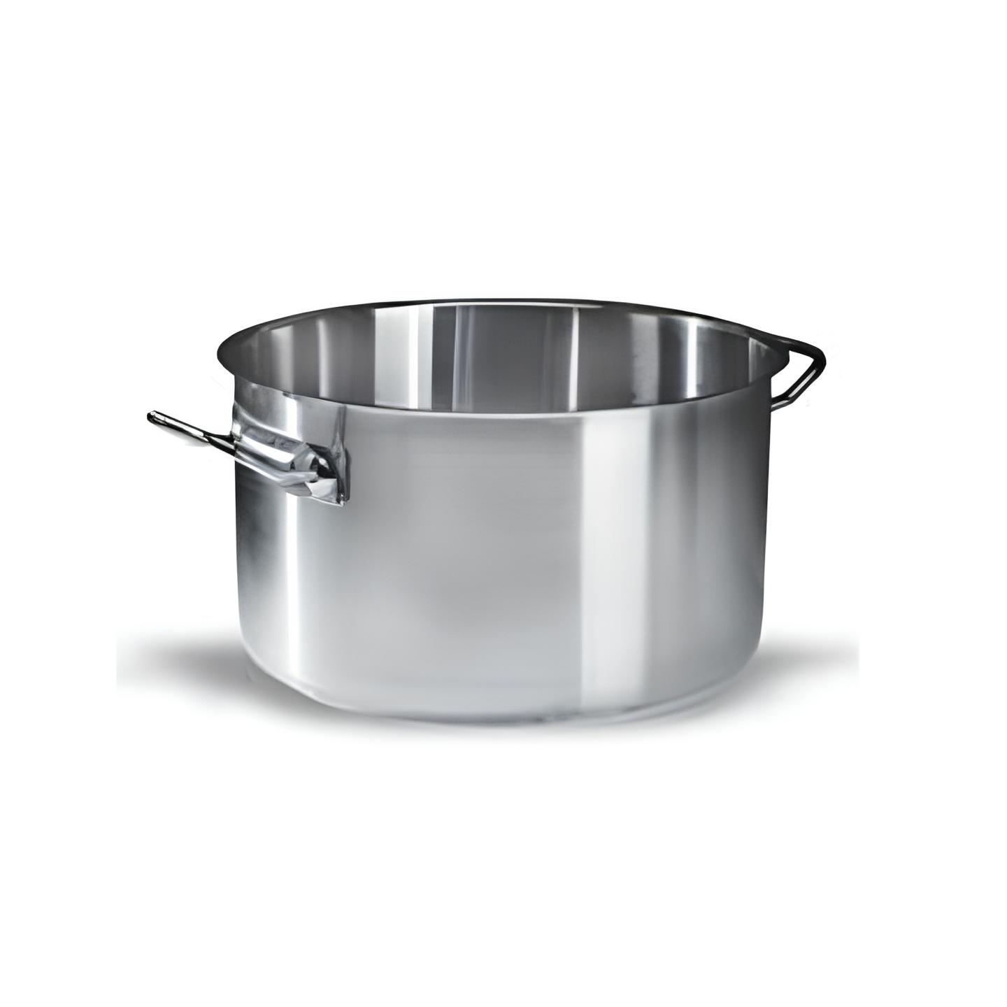 CAÇAROLA ALTA INOX 28CM 10,5L PROFISSIONAL     