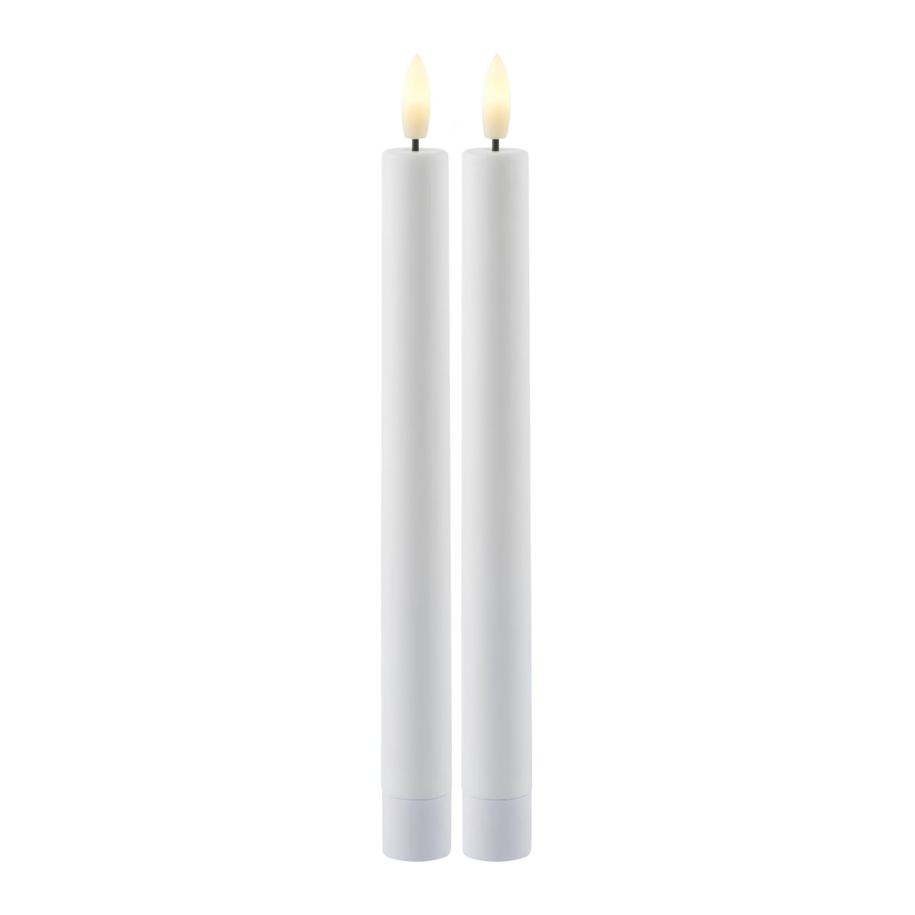 KIT 2 VELAS LED RECARREGÁVEL CERA BIODEGRADÁVEL EFEITO CHAMA CINTILANTE 
