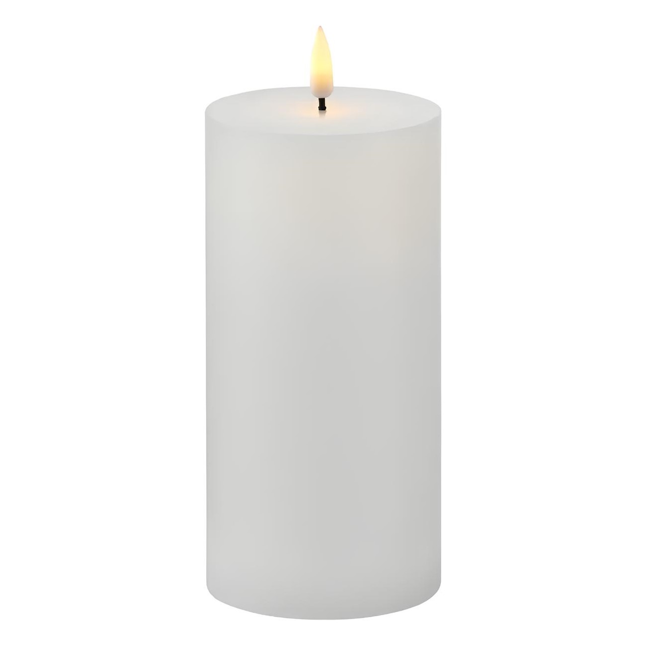 VELA LED RECARREGÁVEL CERA BIODEGRADÁVEL EFEITO CHAMA CINTILANTE 7,5CM SILLE 