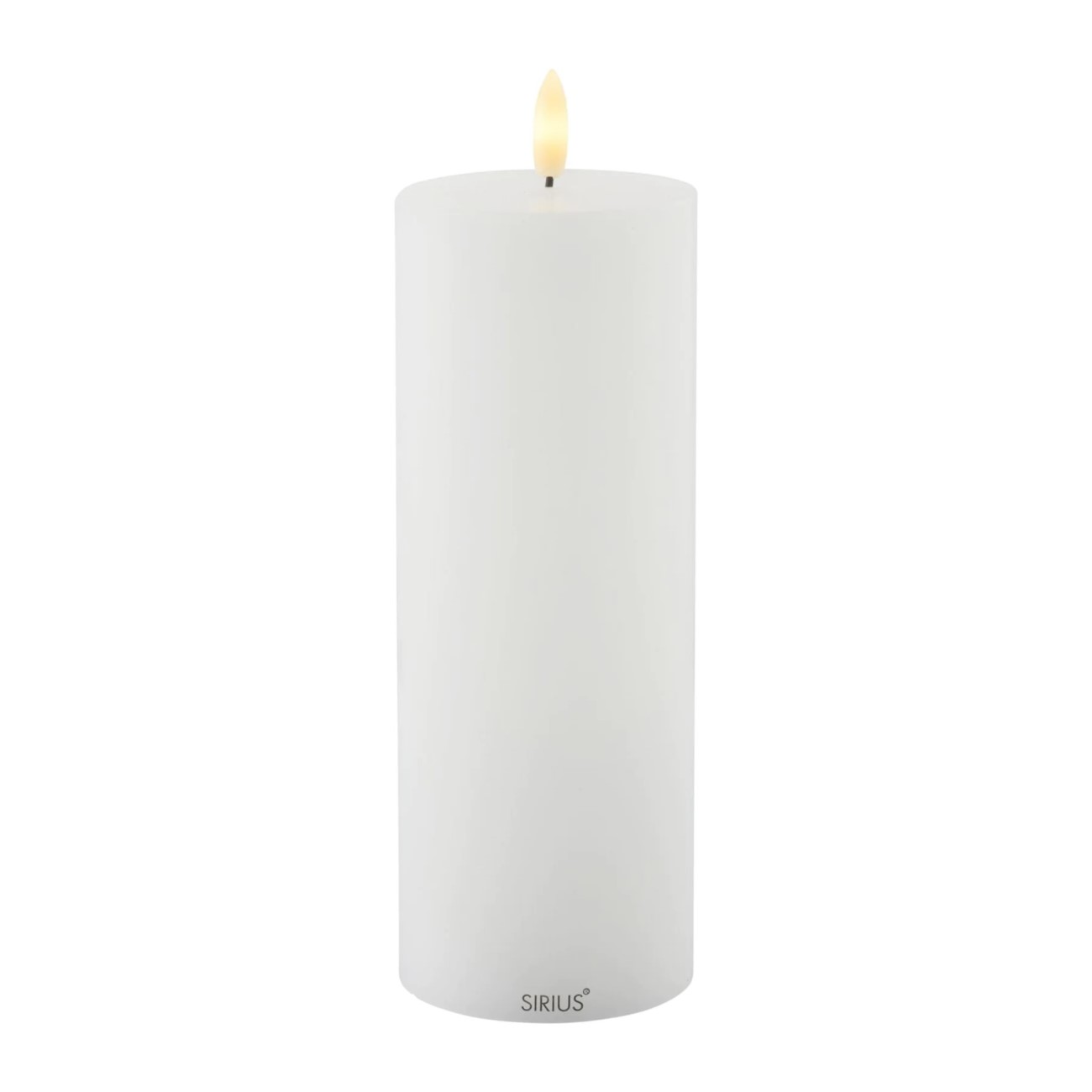 VELA LED RECARREGÁVEL CERA BIODEGRADÁVEL EFEITO CHAMA CINTILANTE 7,5CM SILLE 