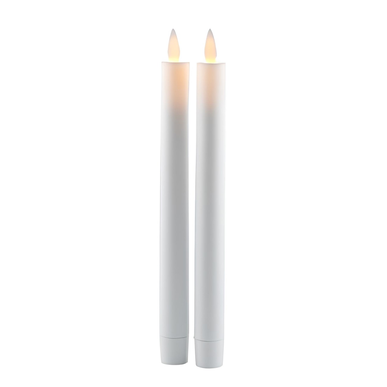 KIT 2 VELAS LED RECARREGÁVEL CERA BIODEGRADÁVEL EFEITO CHAMA CINTILANTE 