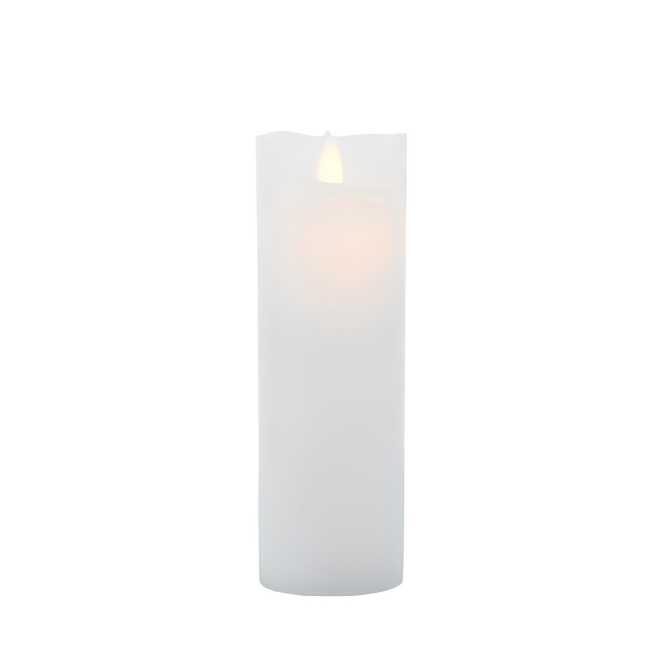 VELA LED RECARREGÁVEL CERA BIODEGRADÁVEL EFEITO CHAMA CINTILANTE MÓVEL 7,5CM 