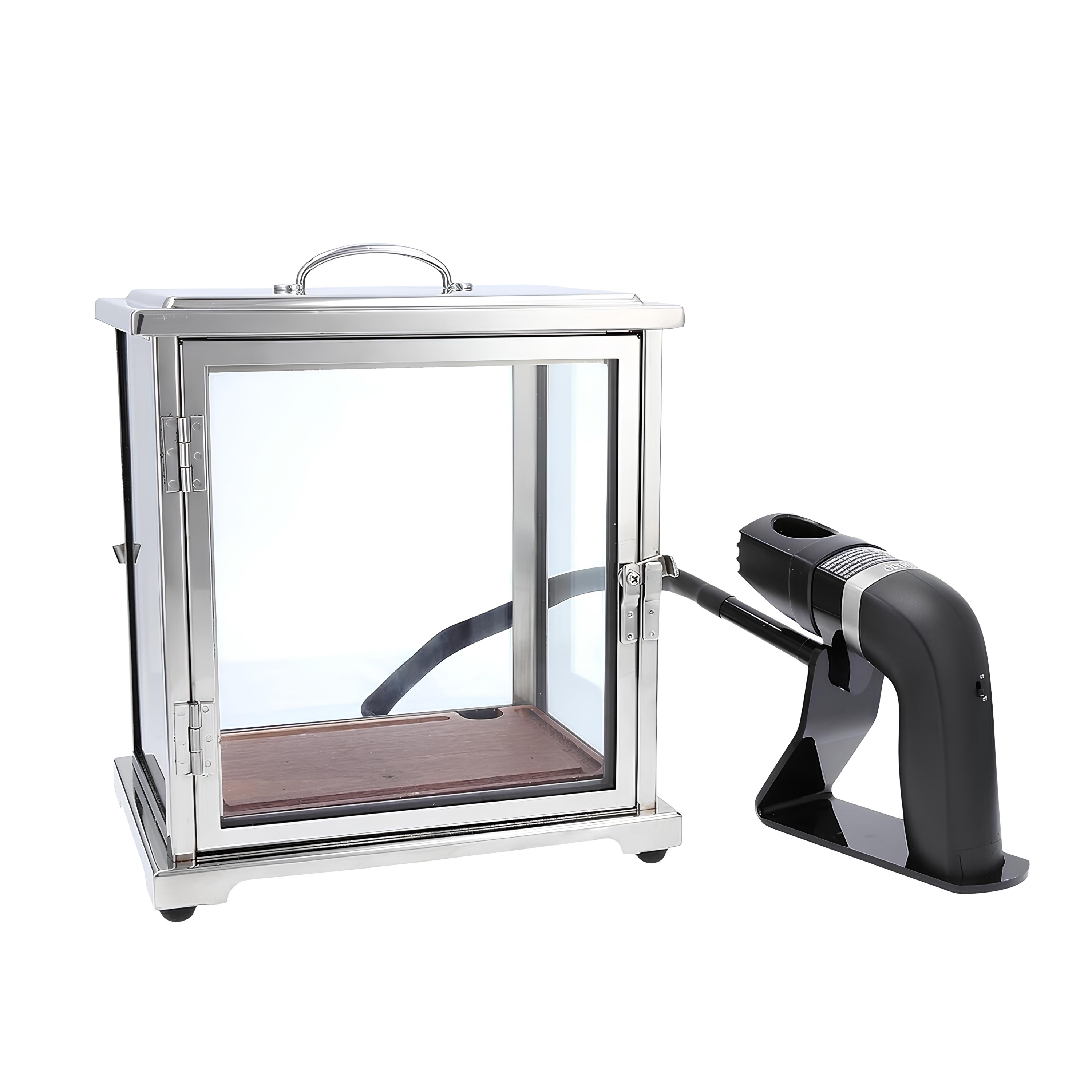 DEFUMADOR INOX/VIDRO 27X24CM        