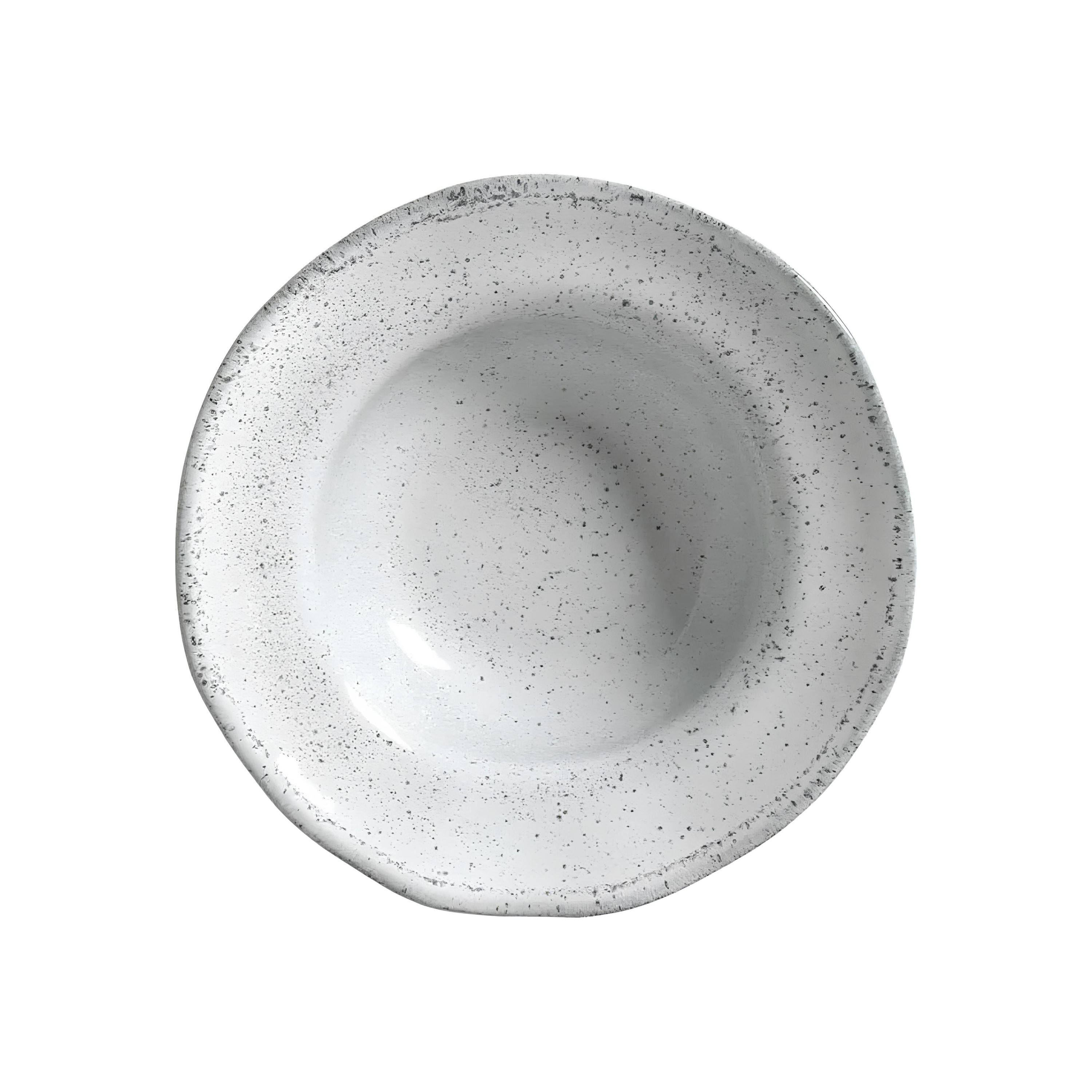 PRATO SOBREMESA FUNDO STONEWARE 19CM 5,5CM ORGÂNICO ECHO   