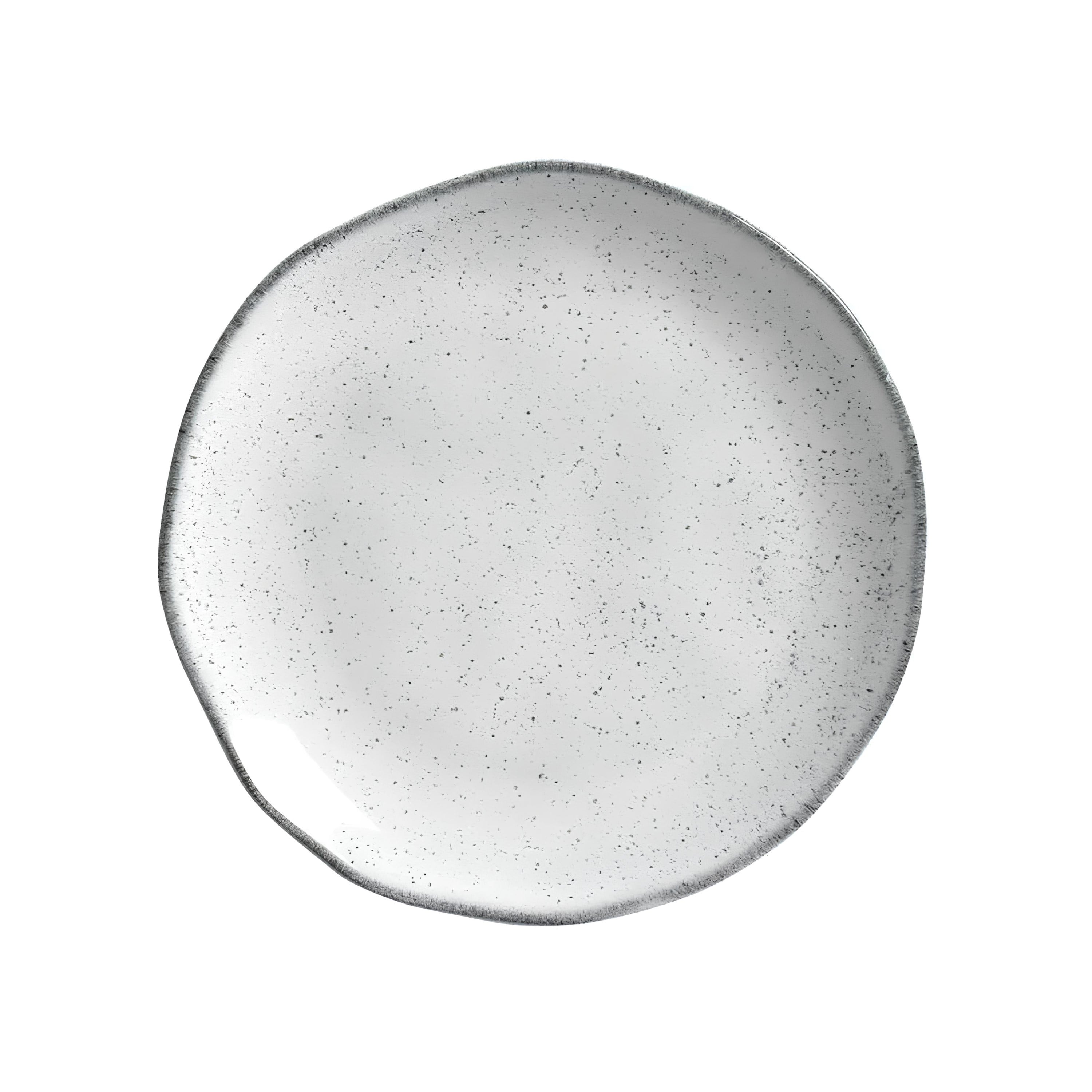 PRATO SOBREMESA STONEWARE 19CM 2,5CM ORGÂNICO ECHO    