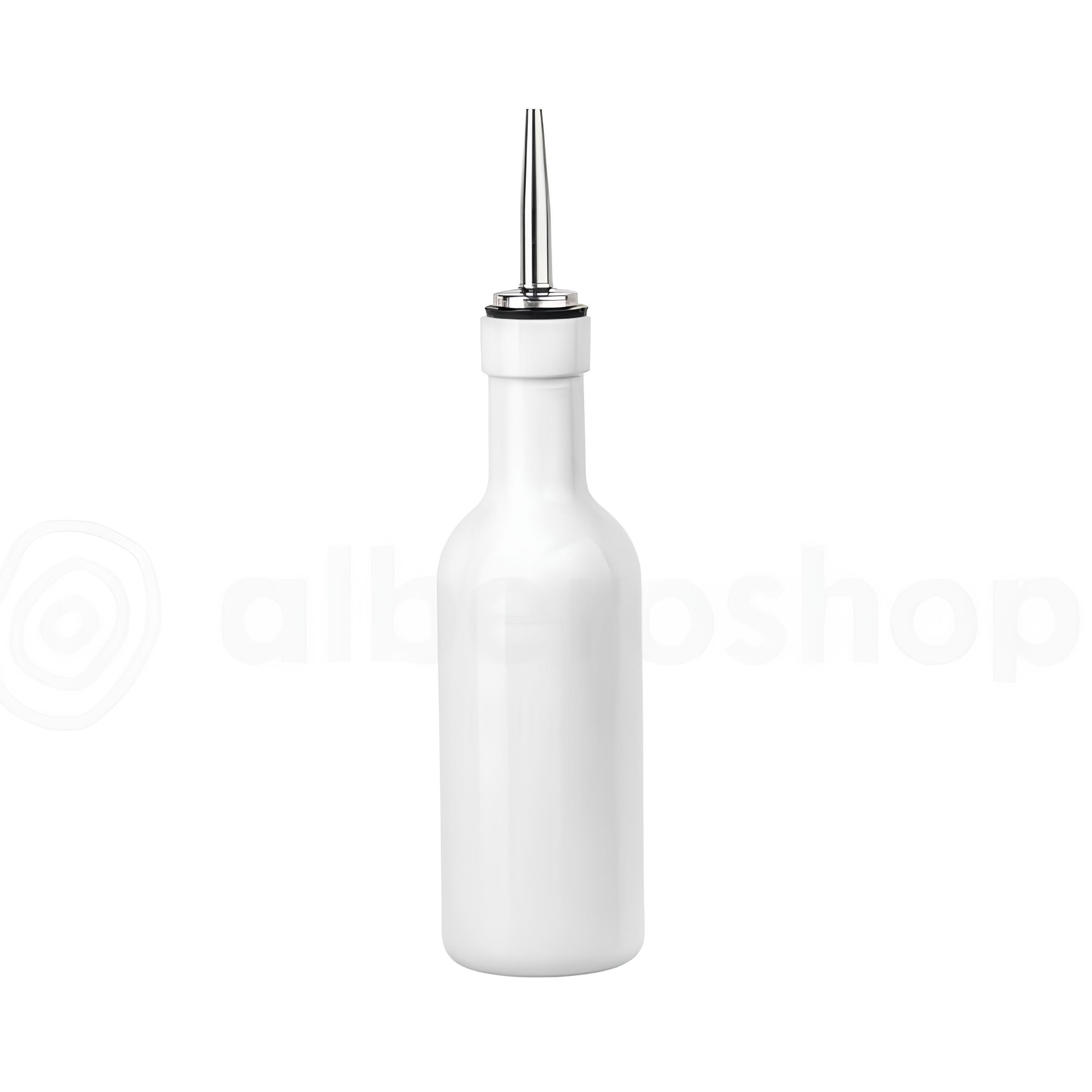 AZEITEIRO/VINAGREIRO VIDRO OPALINO 250ML 6CM VICTORIANA     