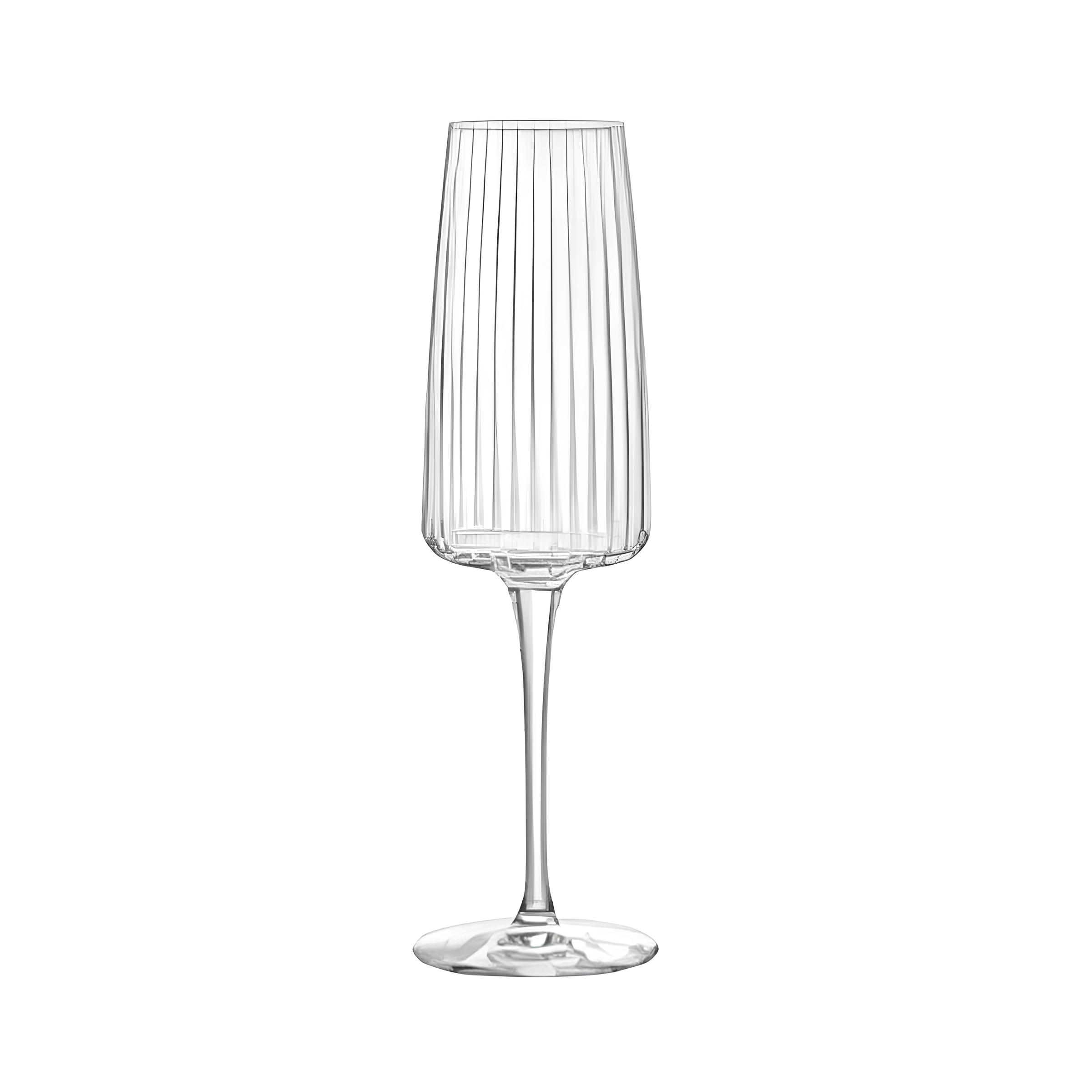 TAÇA CHAMPAGNE CRYSTAL GLASS 255ML 22,5CM EXCLUSIVA    