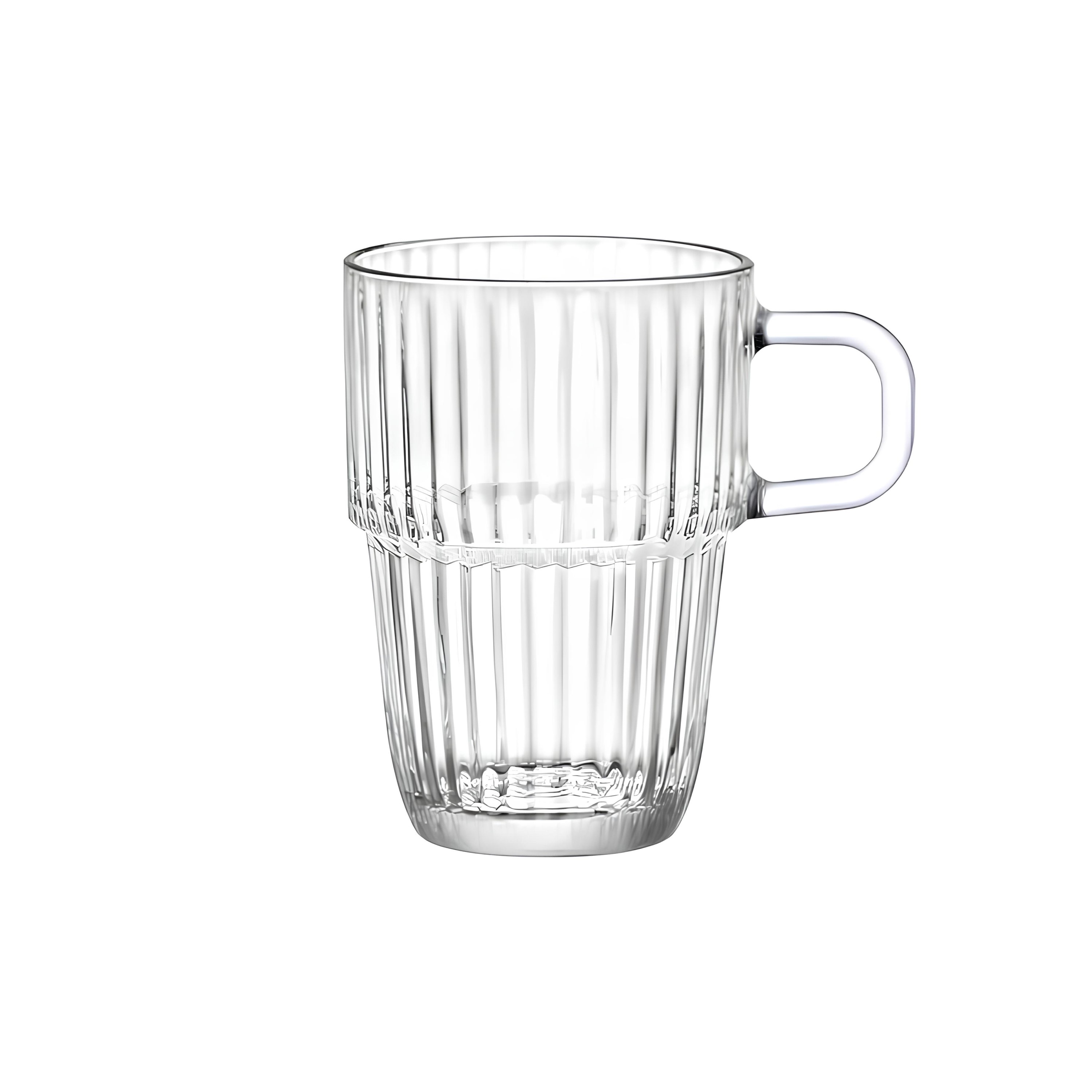 MUG EMPILHÁVEL VIDRO TEMPERADO 315ML 8CM BARSHINE    