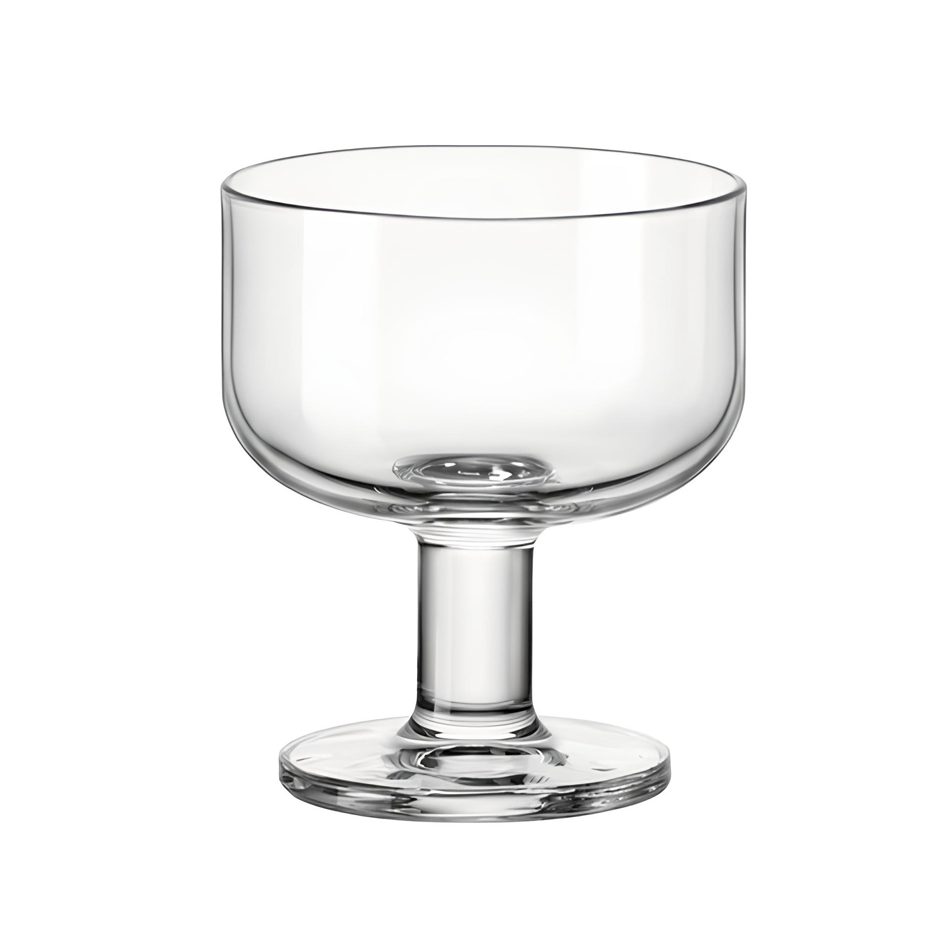 TAÇA SOBREMESA VIDRO TEMPERADO EMPILHÁVEL 240ML 10CM HOSTERIA   