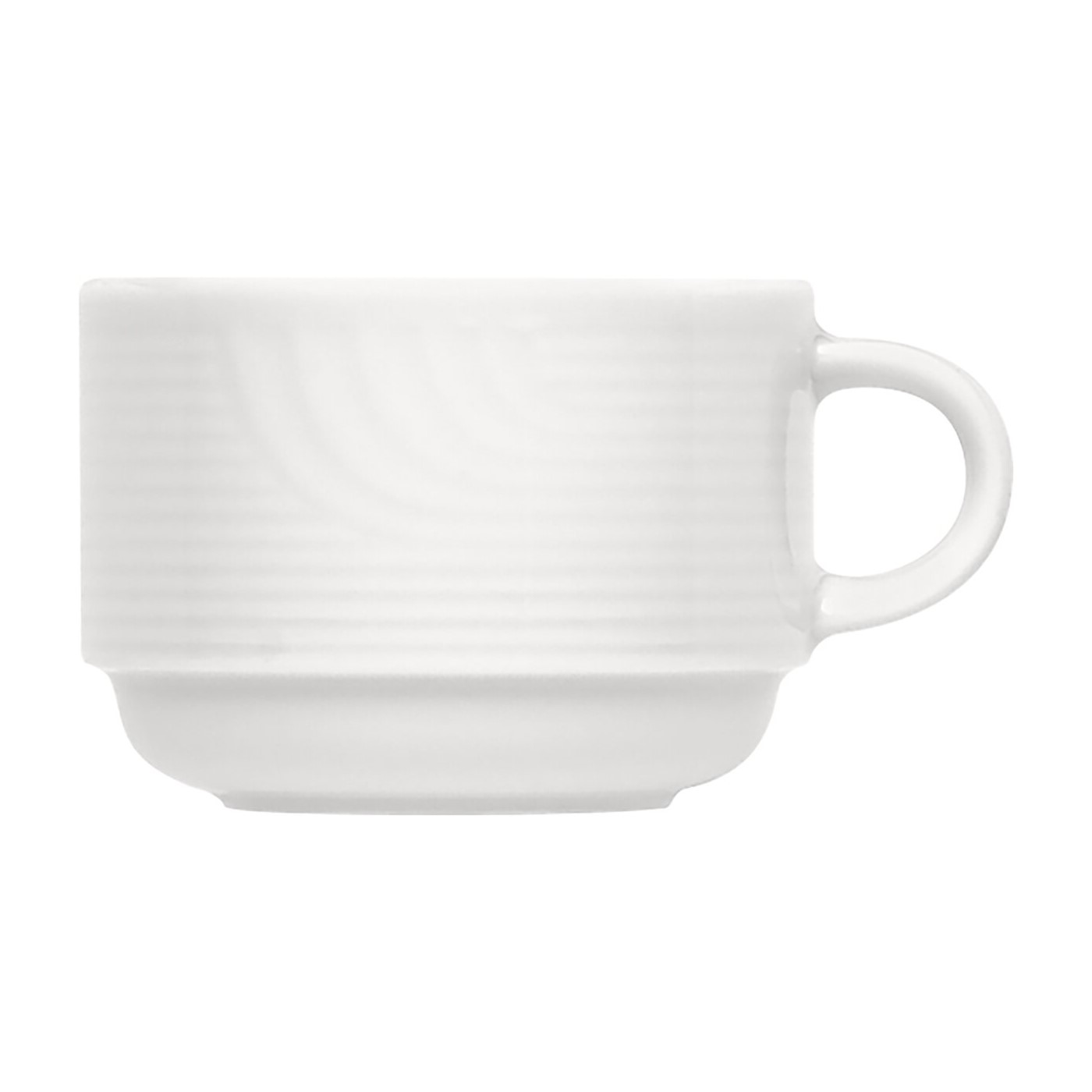 XÍCARA CHÁ PORCELANA EMPILHÁVEL 220ML 8CM CARAT BAUSCHER   