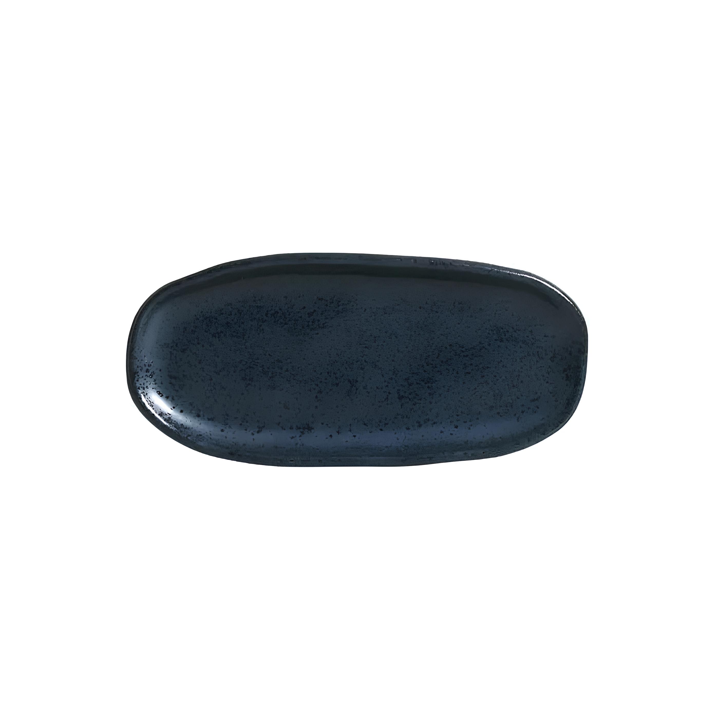 MINI TRAVESSA OVAL STONEWARE 16,5X8CM H2CM NIGHT BLUE ORGÂNICO