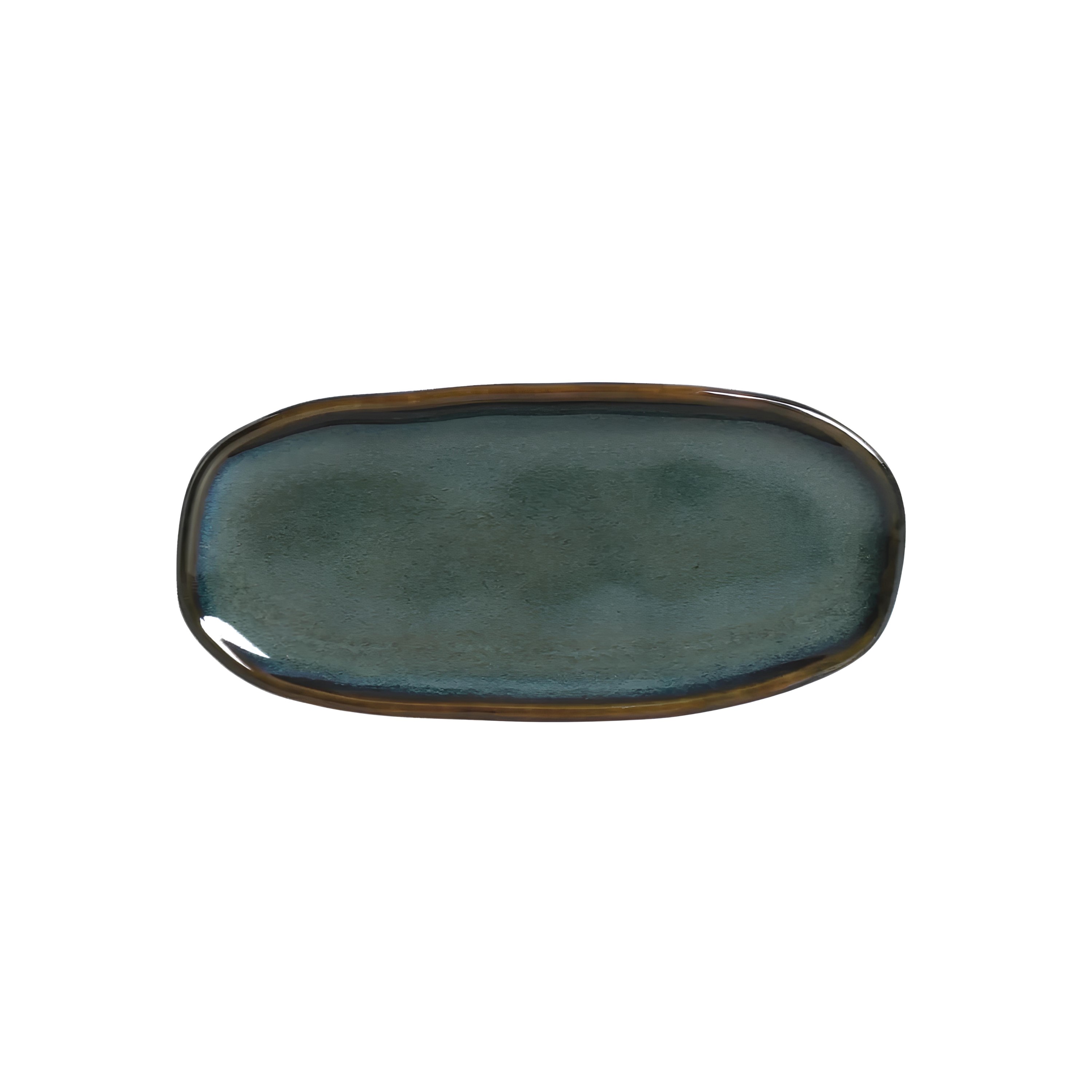MINI TRAVESSA OVAL STONEWARE 16,5X8CM OCEANO ORGÂNICO    