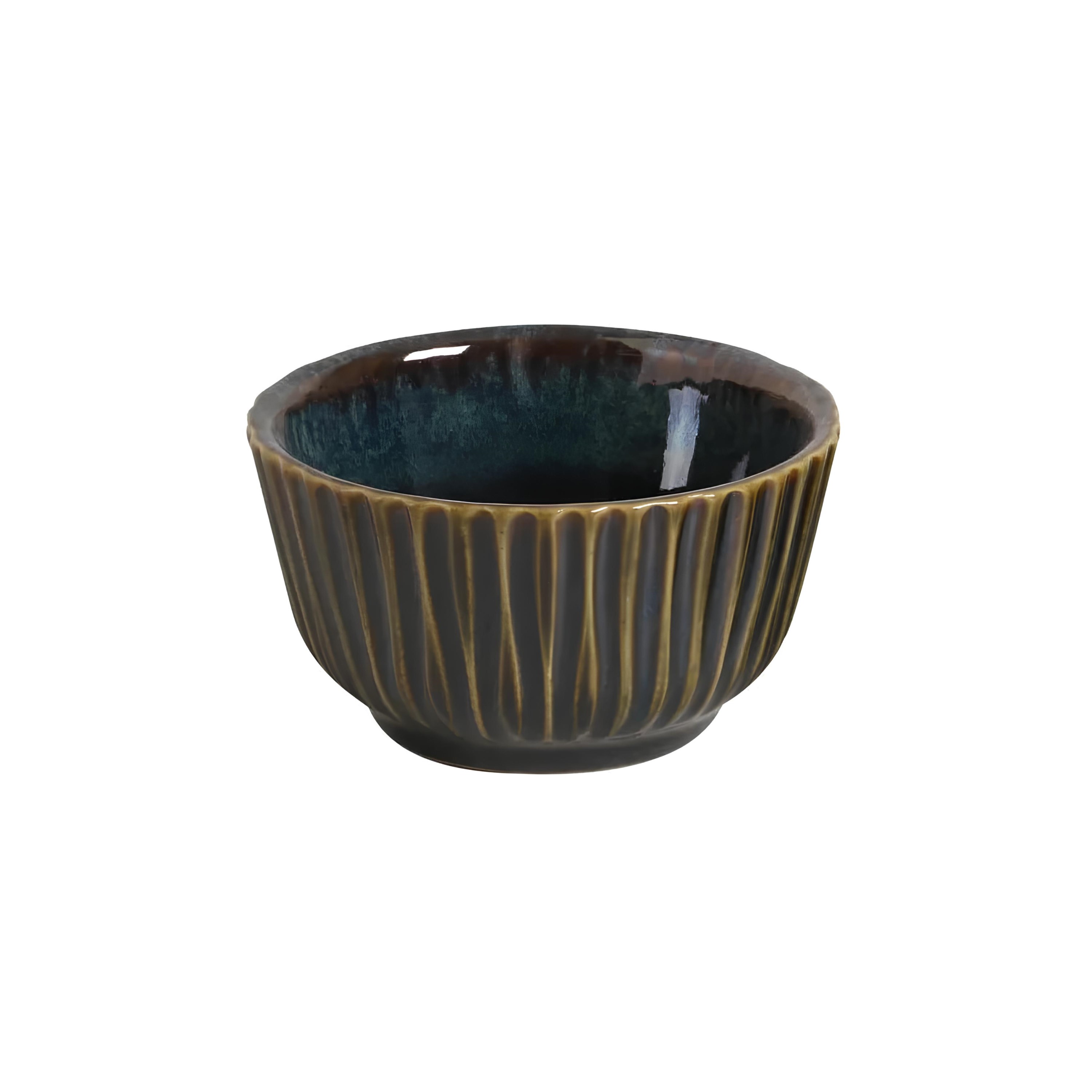 RAMEQUIM STONEWARE 180ML 9CM OCEANO LINHAS     