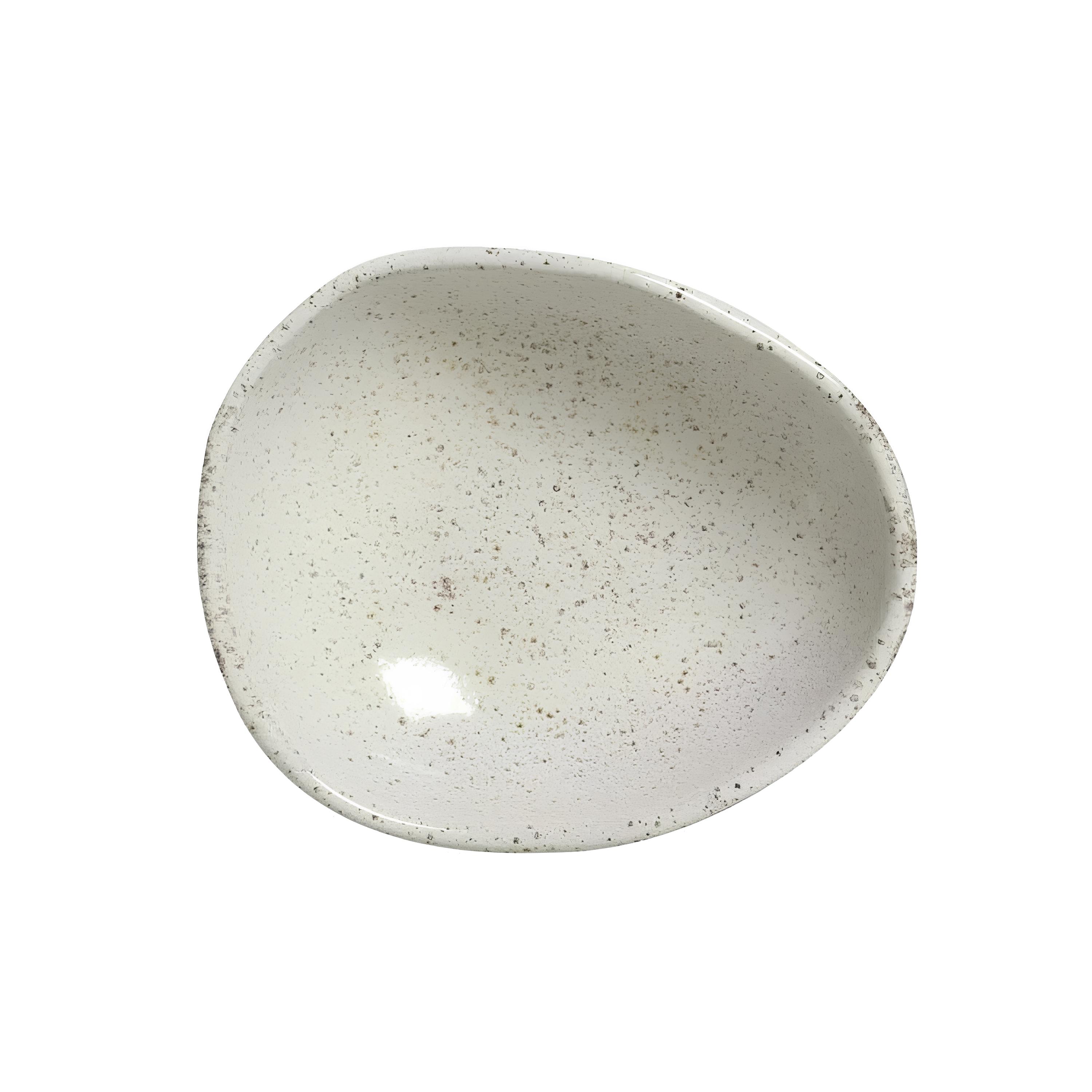 BOWL OVAL STONEWARE 265ML 14,5X12CM  PISTACHE ORGÂNICO   