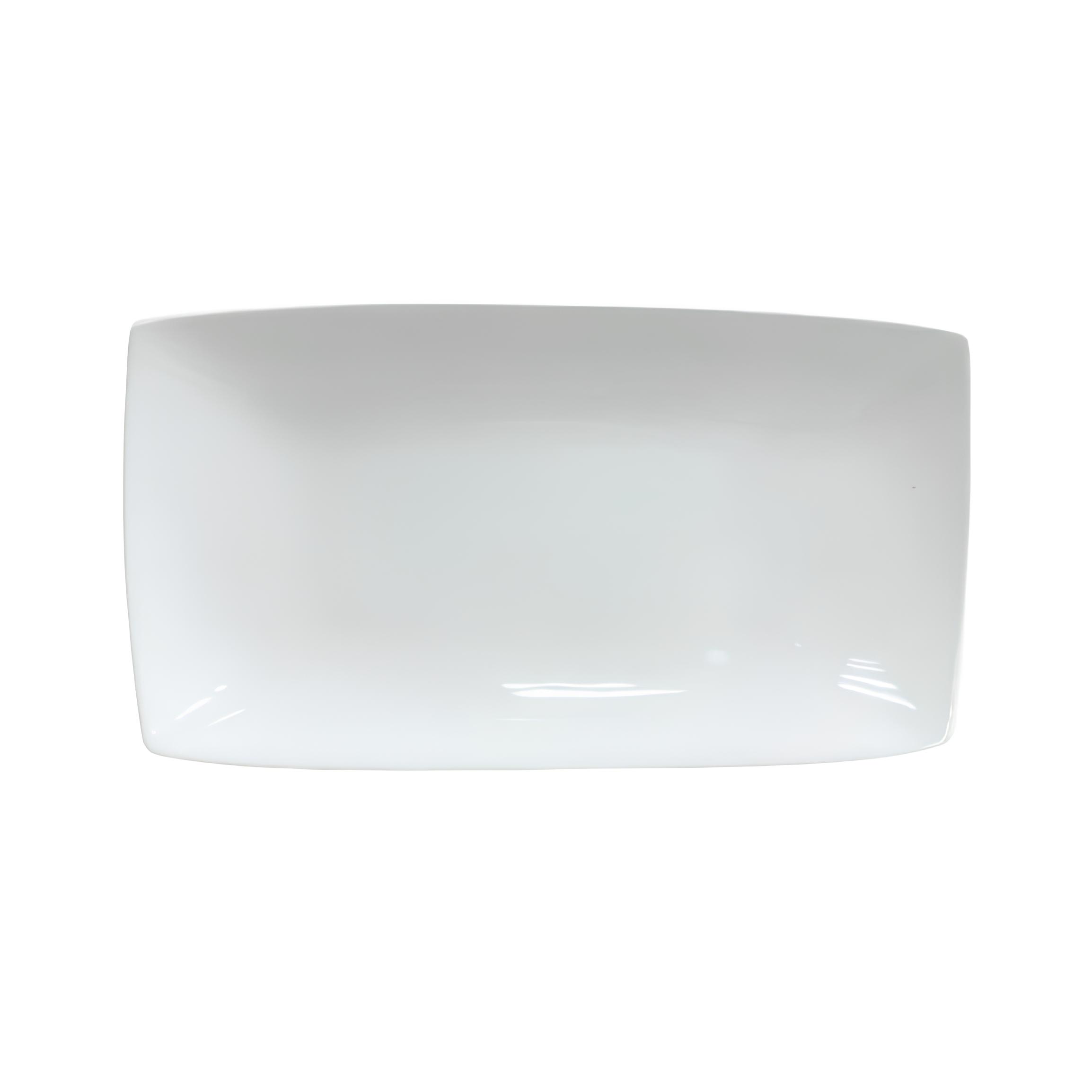 TRAVESSA/PRATO ORIENTAL PORCELANA 30,5X16,5CM LOTUS      