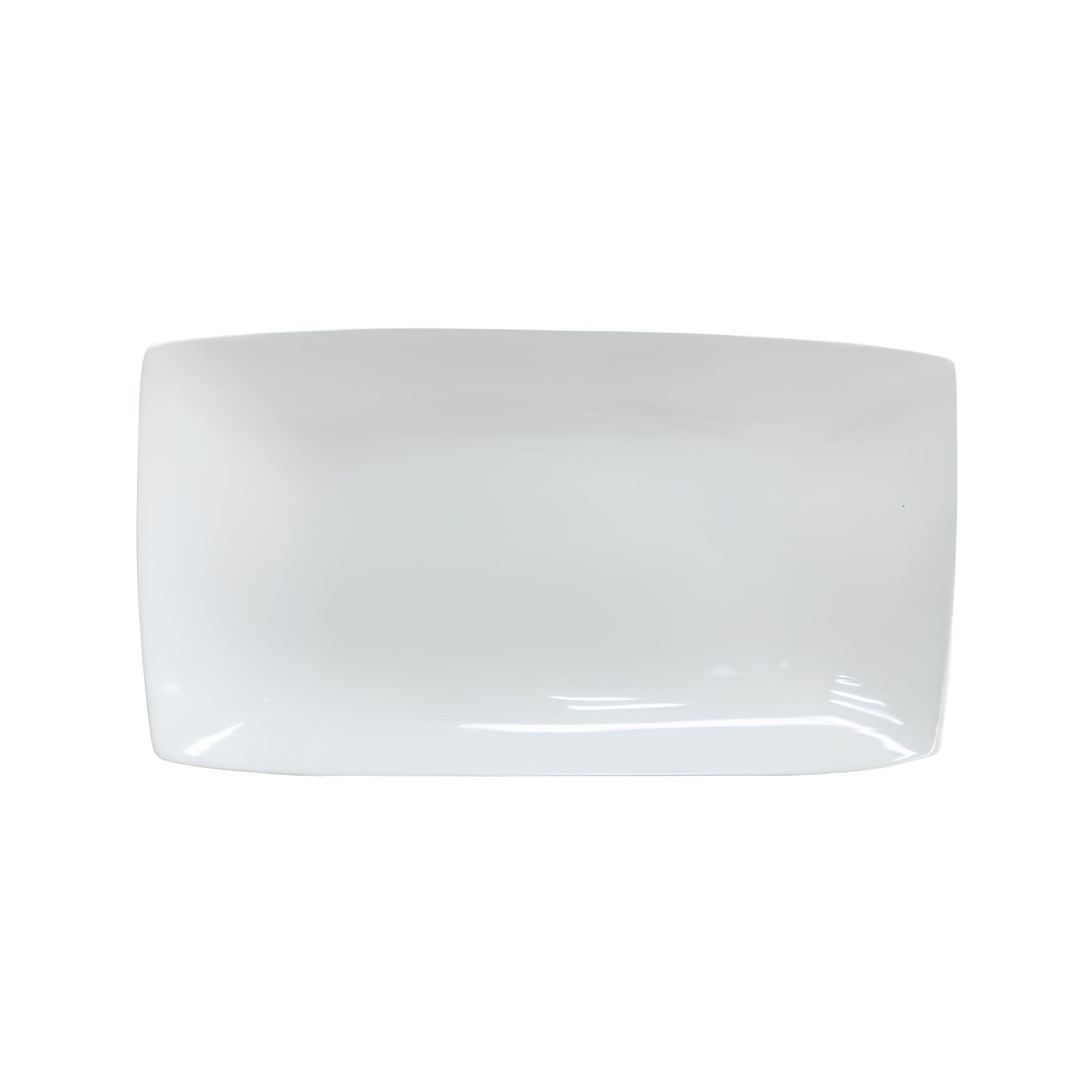 TRAVESSA/PRATO ORIENTAL PORCELANA 22X12CM LOTUS      