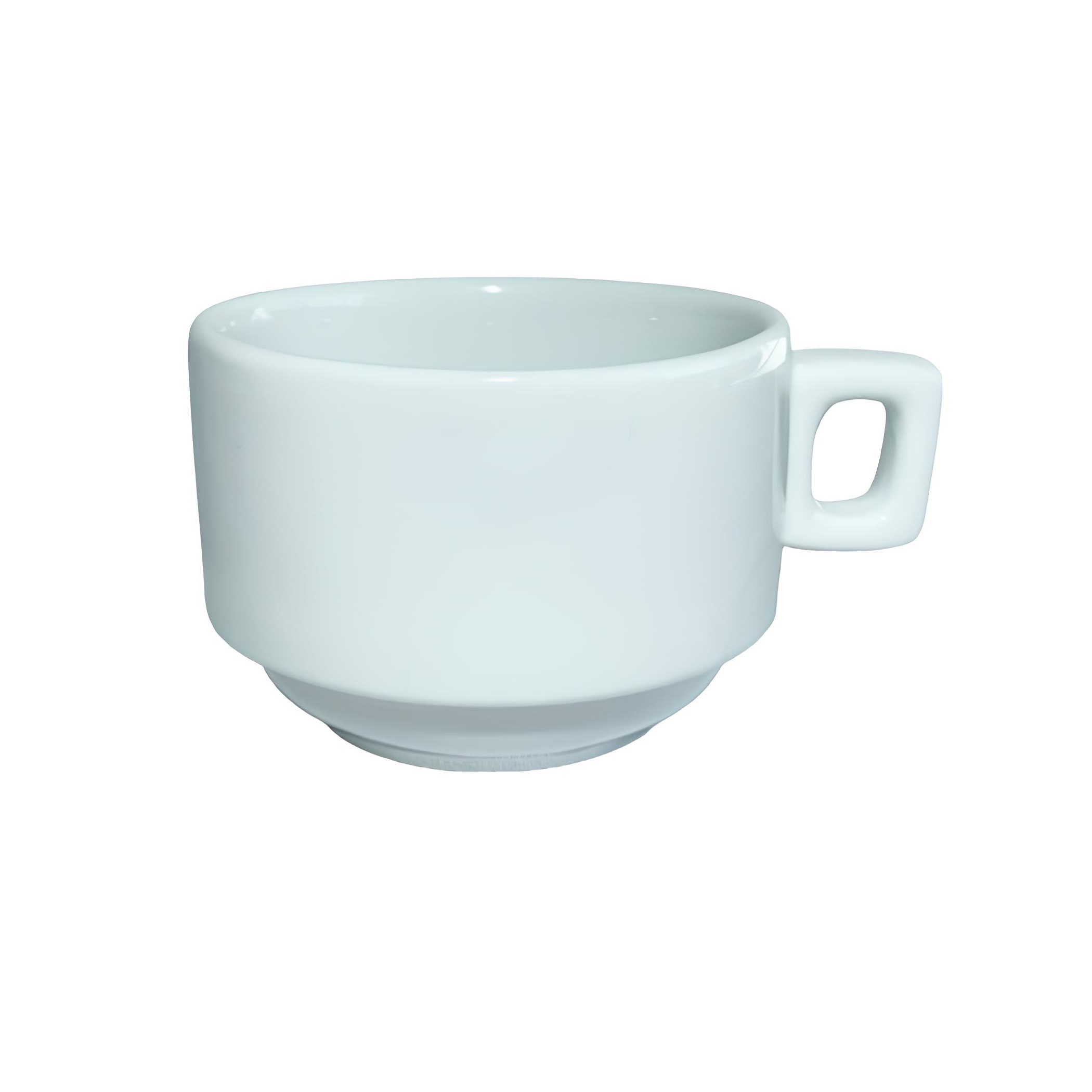 XÍCARA DE CAFÉ EMPILHÁVEL PORCELANA 70ML PACA    