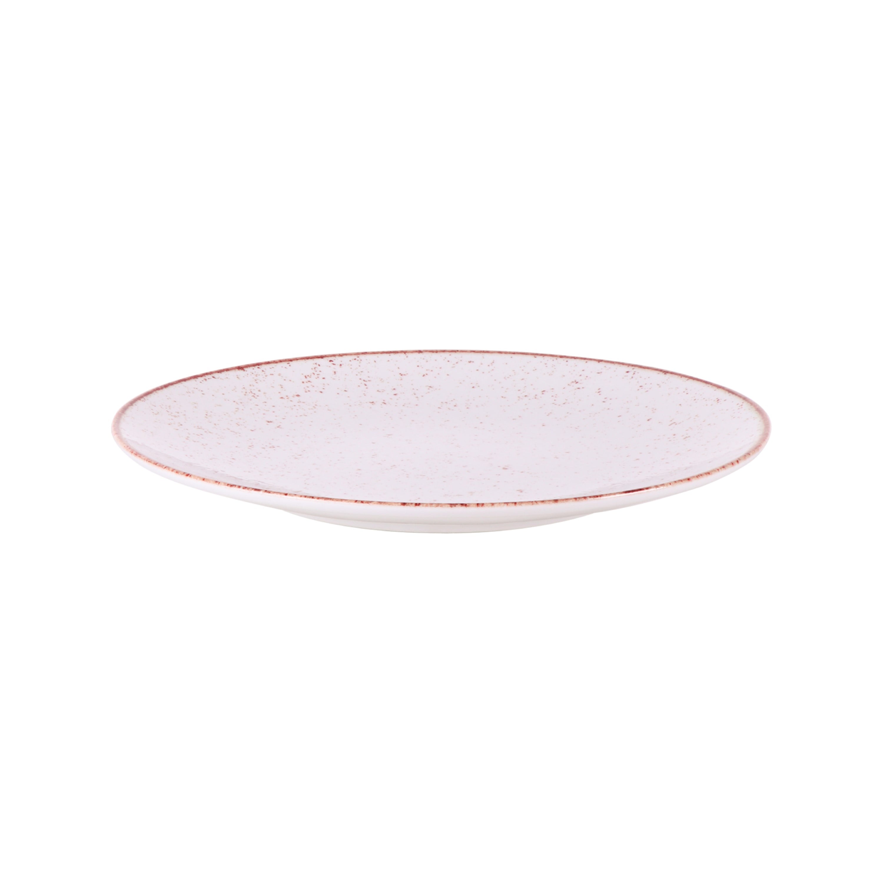 PRATO SOBREMESA PORCELANA MAXFORCE MARROM 23CM