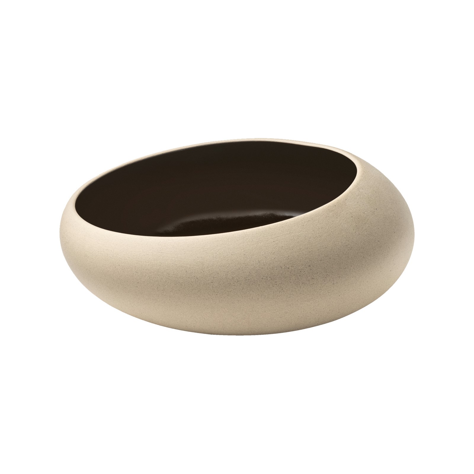 BOWL STONEWARE 1L 20CM EMBRACE BLACK     