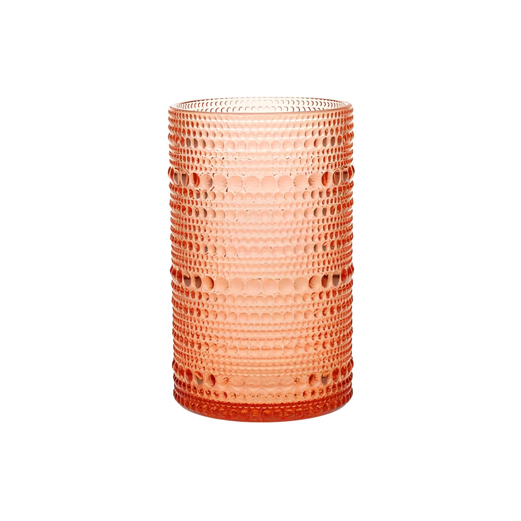 COPO LONG DRINK PLÁSTICO 380ML 12CM CORAL BLUSH ORBETTO  