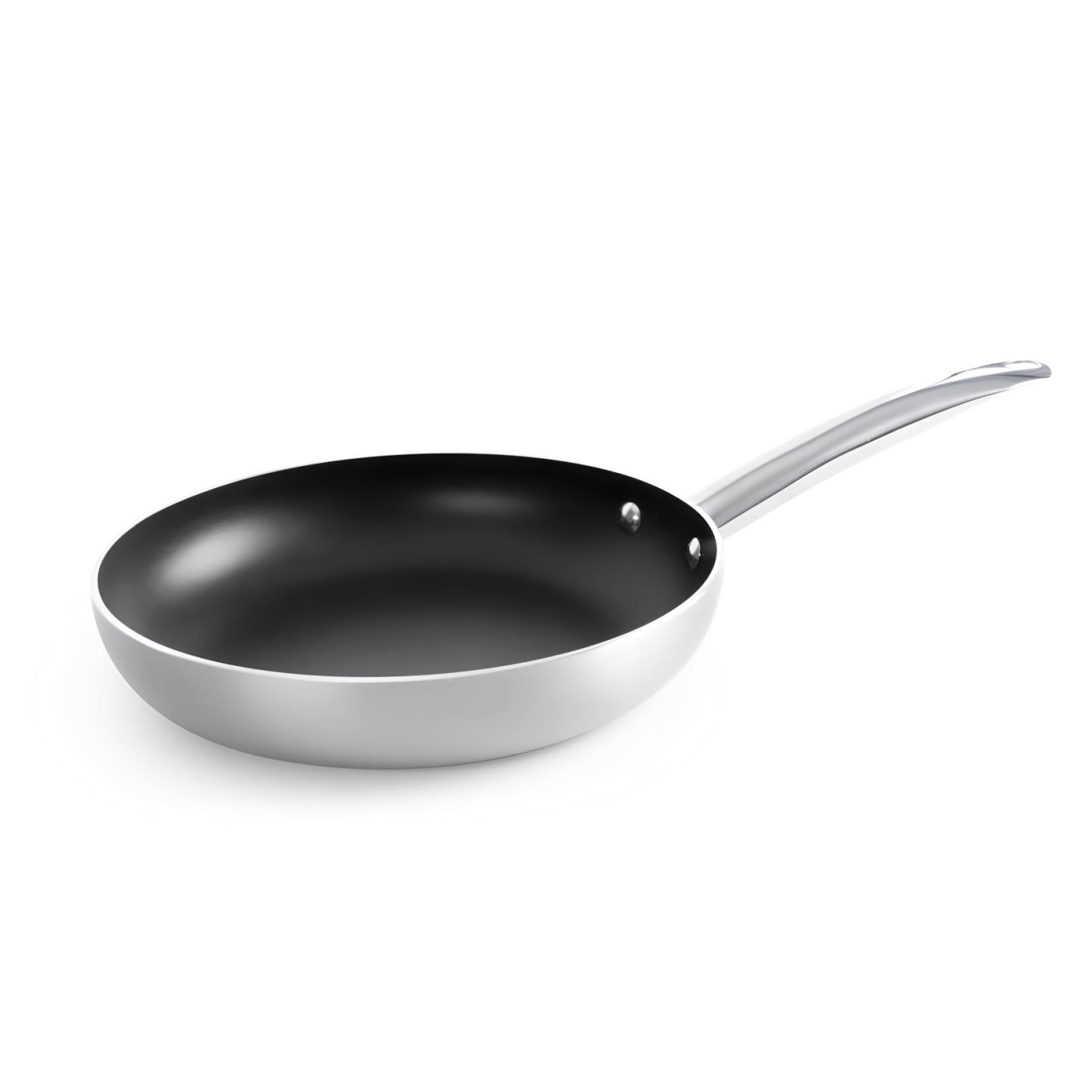 FRIGIDEIRA ALUMÍNIO ANTIADERENTE INDUÇÃO 32CM SILVER     