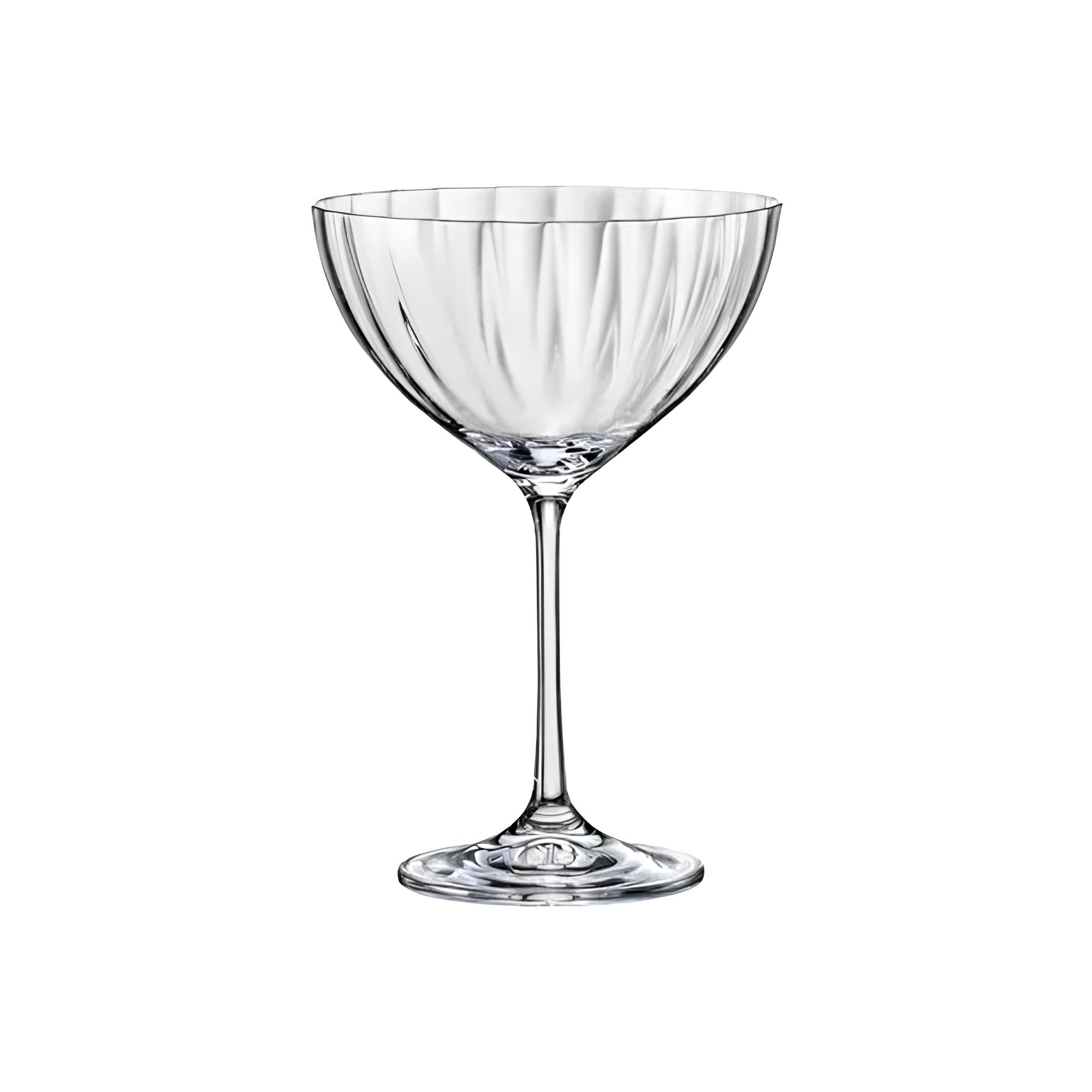 TAÇA CHAMPANGE/COCKTAIL CRISTAL ECOLÓGICO 340ML 17CM DREAM    