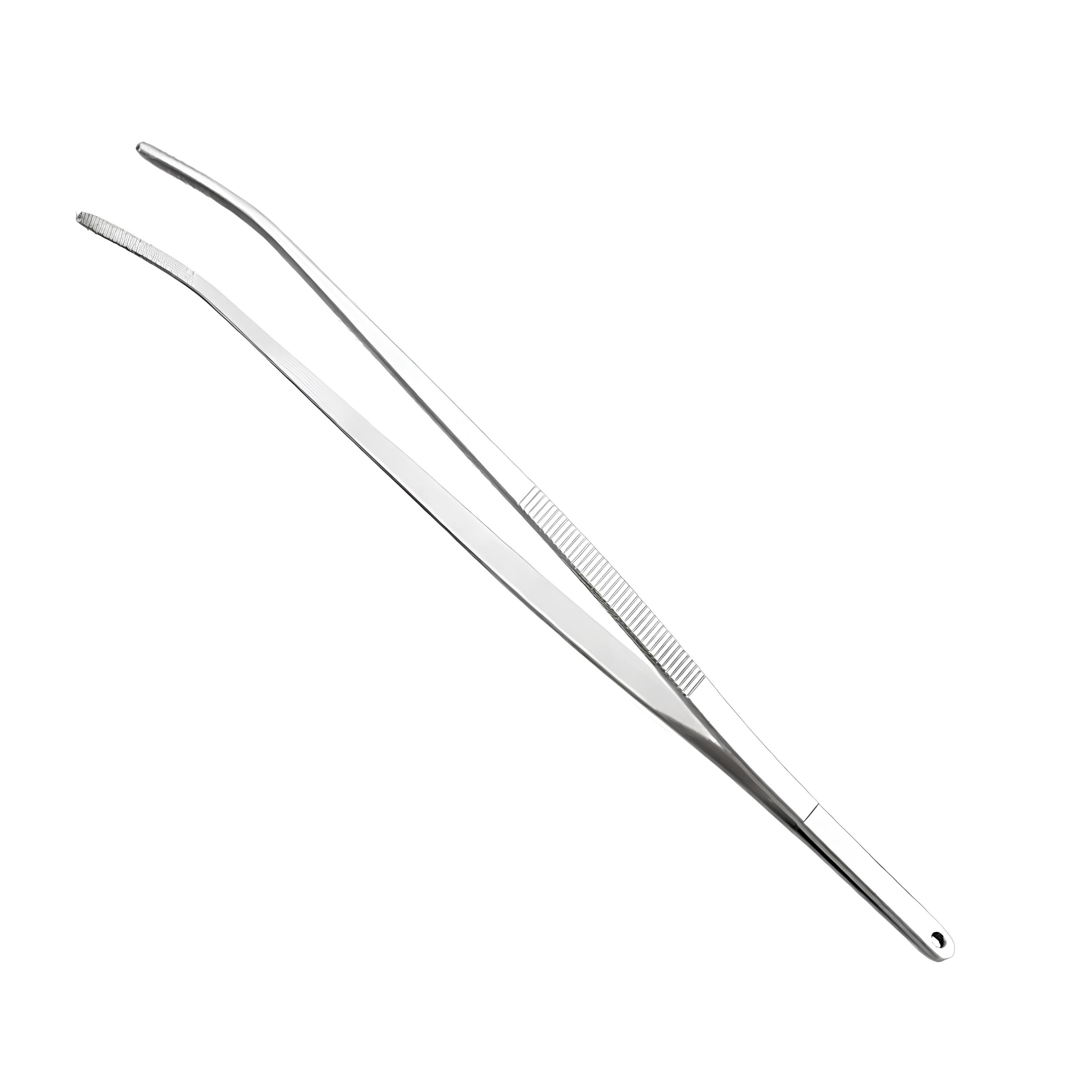 PINÇA CURVA INOX 31CM       