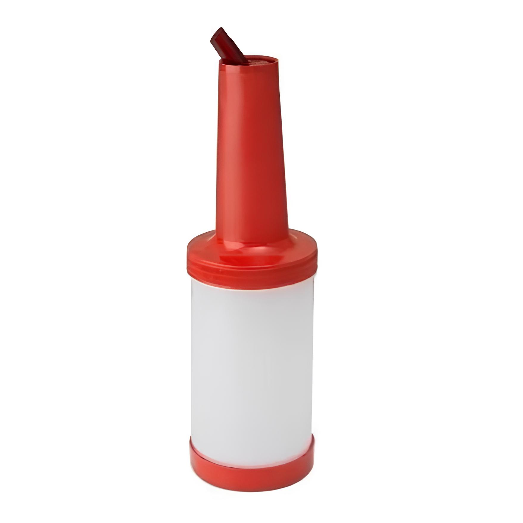 CONTAINER BAR PLÁSTICO 1L 9CM VERMELHO